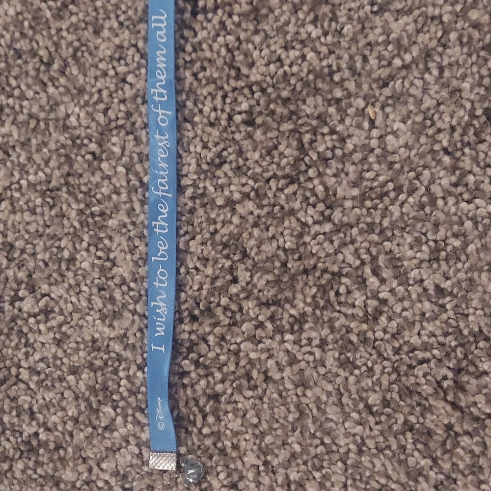 Disney blue ribbon bracelet